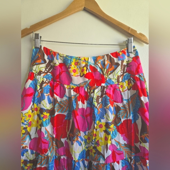 NWT! J. McLaughlin, Ophelia Maxi Skirt in Coconut Grove, Size Small, MSRP $188 - Picture 8 of 11